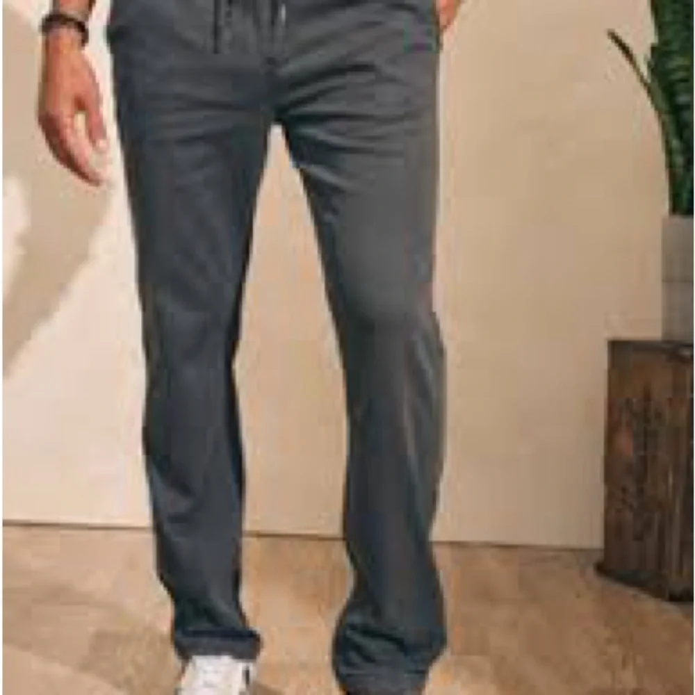 Faherty Mens Essential Drawstring Pants size XL, Dark Gray - Picture 6 of 6